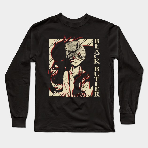 Black butler Sebastian|Ciel Long Sleeve T-Shirt by hackneydagger